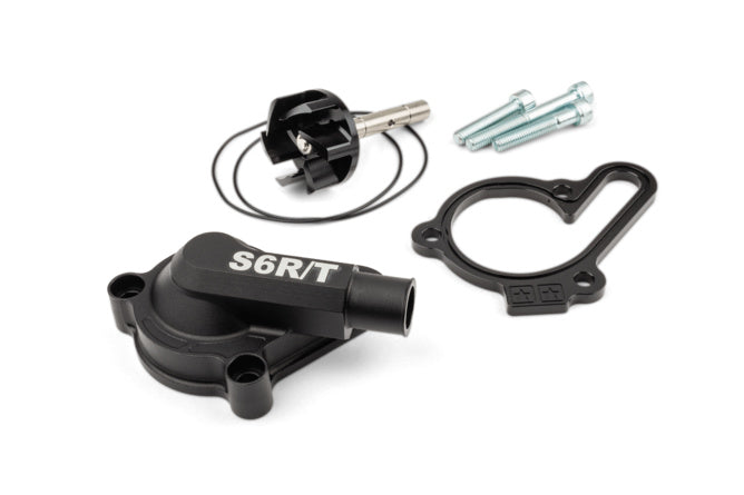 Water Pump high flow with cover Stage6 R/T Black Derbi Euro 3 / Euro 4