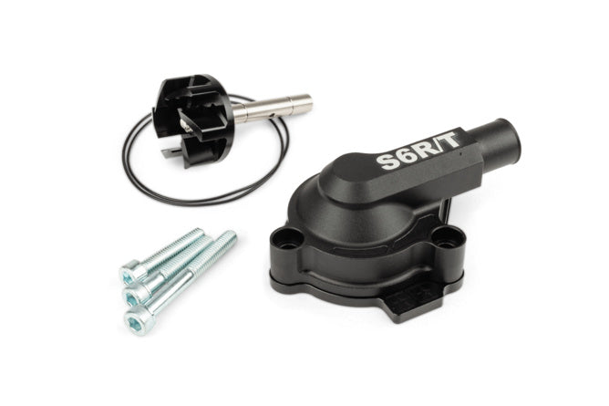 Water Pump high flow with cover Stage6 R/T Black Derbi Euro 3 / Euro 4