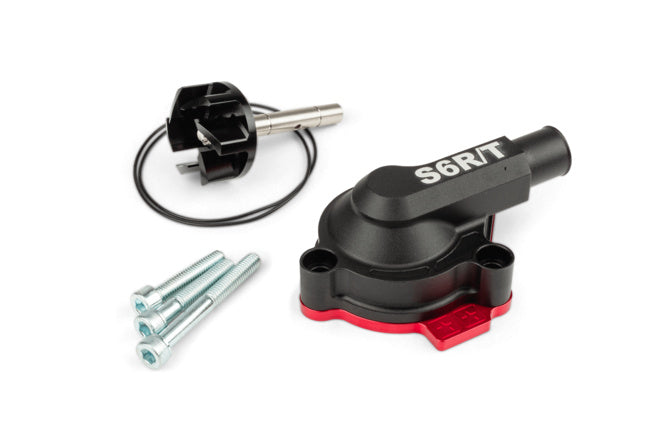 Water Pump high flow with cover Stage6 R/T Red Derbi Euro 3 / Euro 4